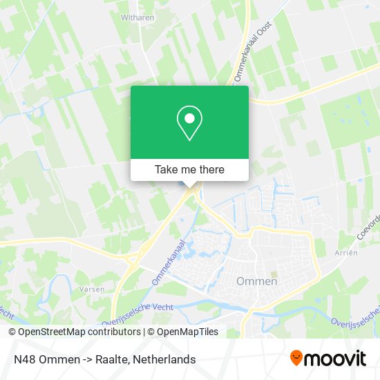 N48 Ommen -> Raalte Karte