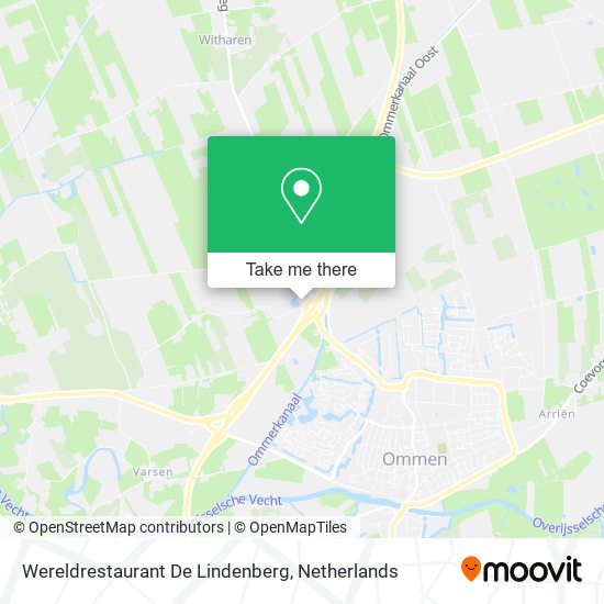 Wereldrestaurant De Lindenberg map