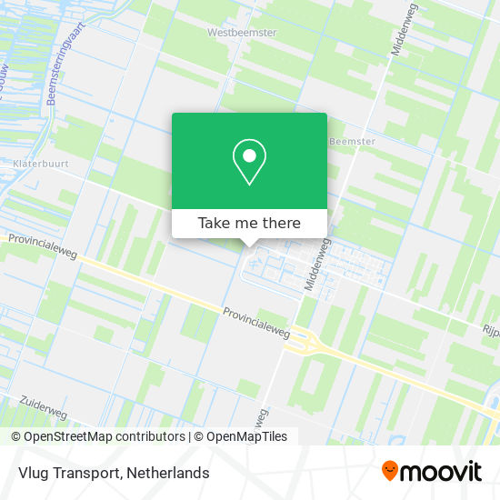 Vlug Transport map