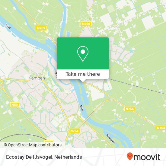 Ecostay De IJsvogel map