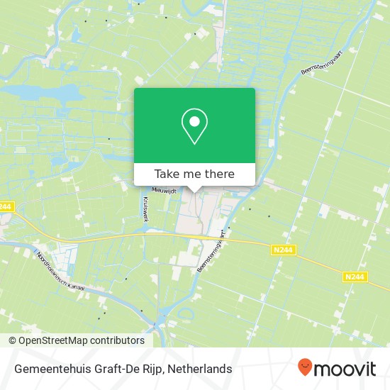 Gemeentehuis Graft-De Rijp map