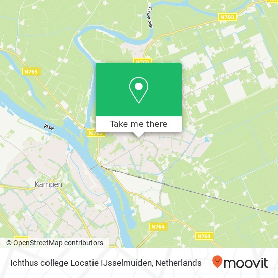 Ichthus college Locatie IJsselmuiden Karte