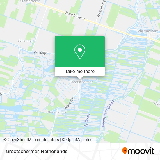Grootschermer map