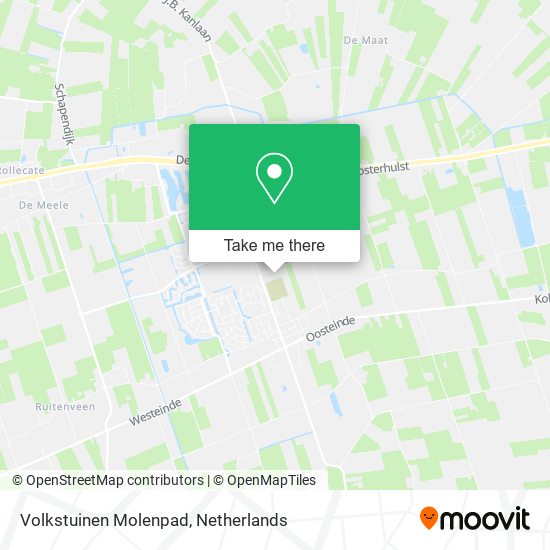Volkstuinen Molenpad map