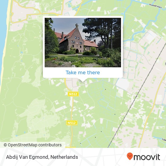 Abdij Van Egmond map