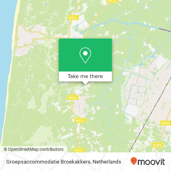 Groepsaccommodatie Broekakkers map