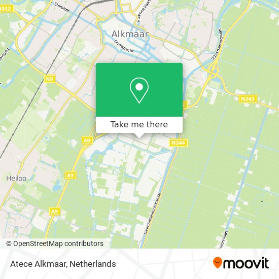 Atece Alkmaar map