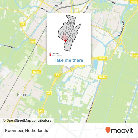 Kooimeer Karte