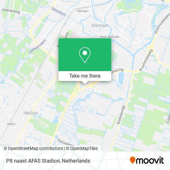 P8 naast AFAS Stadion map