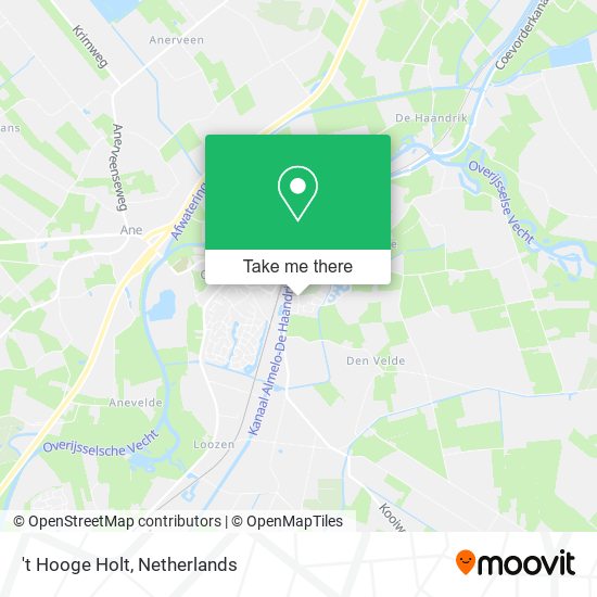 't Hooge Holt map