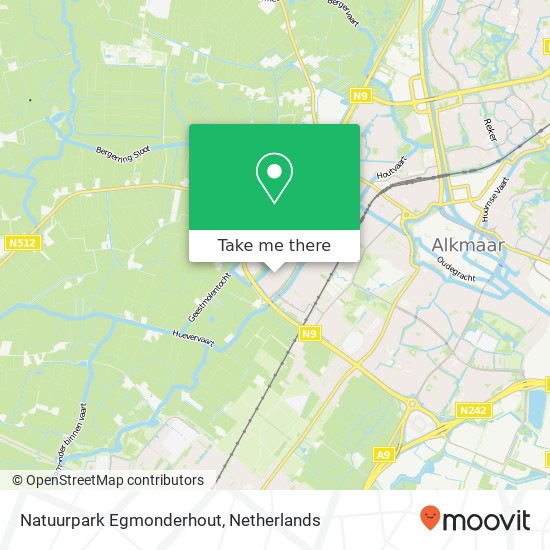 Natuurpark Egmonderhout map