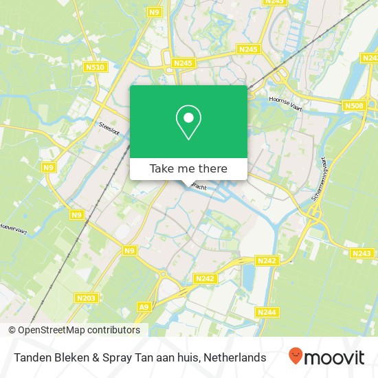 Tanden Bleken & Spray Tan aan huis map