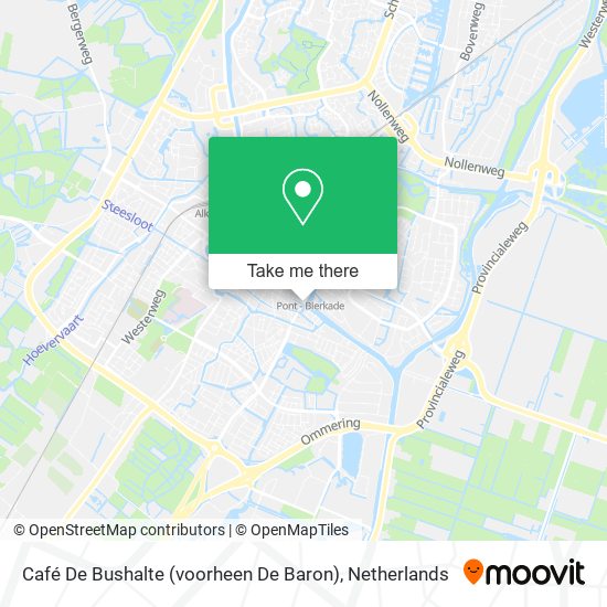 Café De Bushalte (voorheen De Baron) Karte