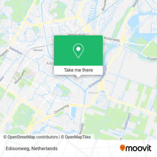 Edisonweg Karte