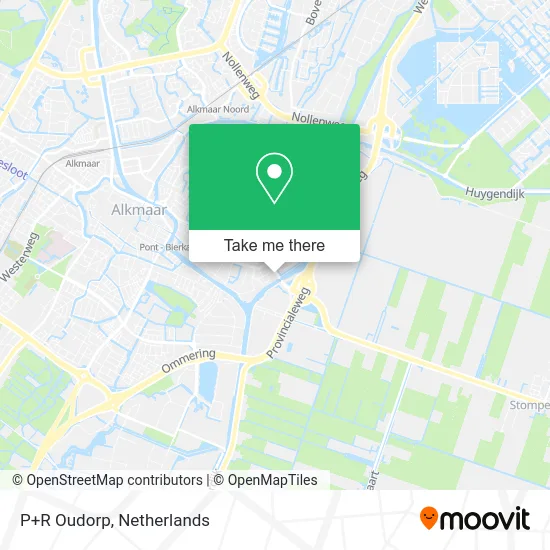 P+R Oudorp map