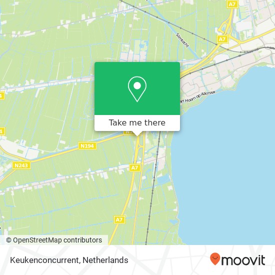 Keukenconcurrent map