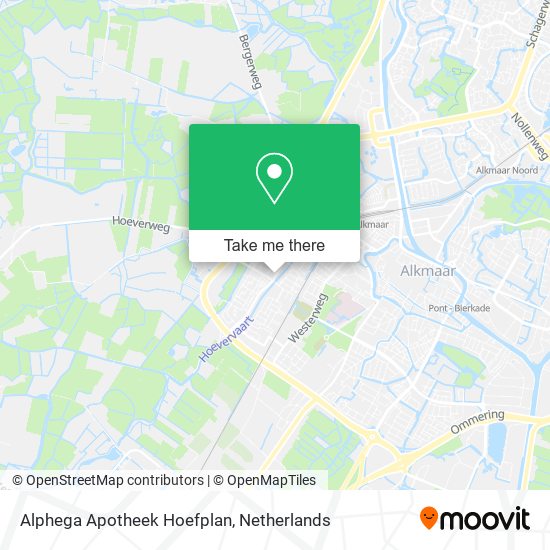 Alphega Apotheek Hoefplan map