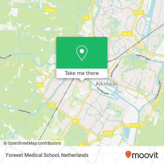 Foreest Medical School map