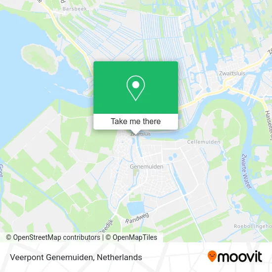 Veerpont Genemuiden Karte