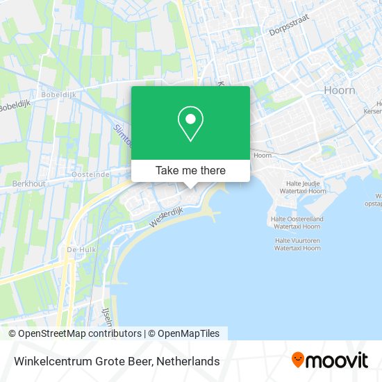 Winkelcentrum Grote Beer map