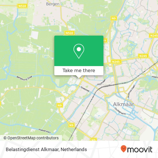 Belastingdienst Alkmaar map