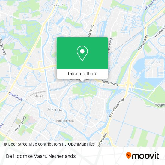 De Hoornse Vaart map