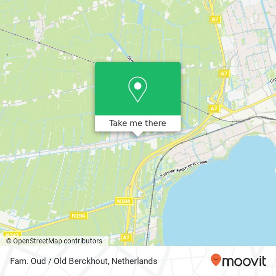 Fam. Oud / Old Berckhout map