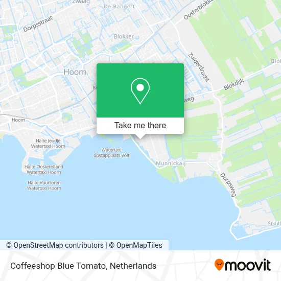 Coffeeshop Blue Tomato map