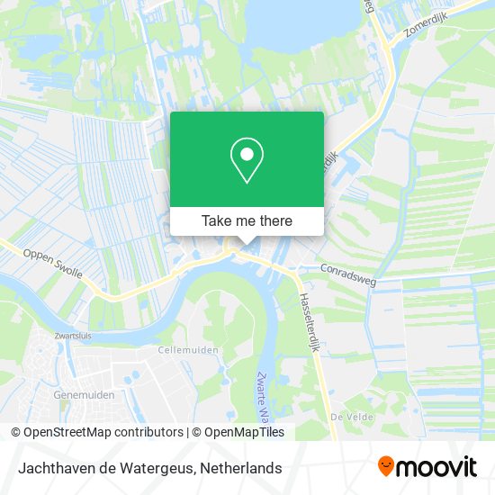 Jachthaven de Watergeus map