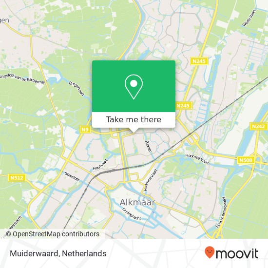 Muiderwaard map