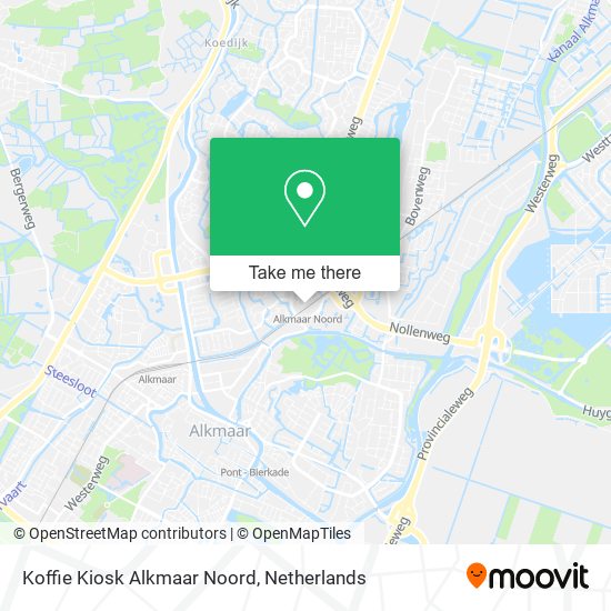 Koffie Kiosk Alkmaar Noord map