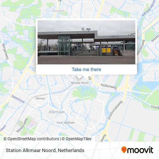 Station Alkmaar Noord Karte