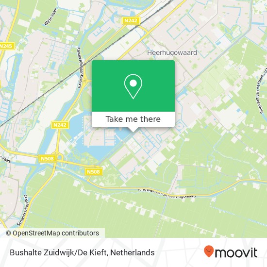 Bushalte Zuidwijk/De Kieft map
