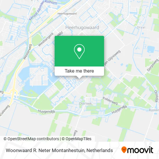 Woonwaard R. Neter Montanhestuin map