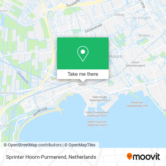 Sprinter Hoorn-Purmerend map