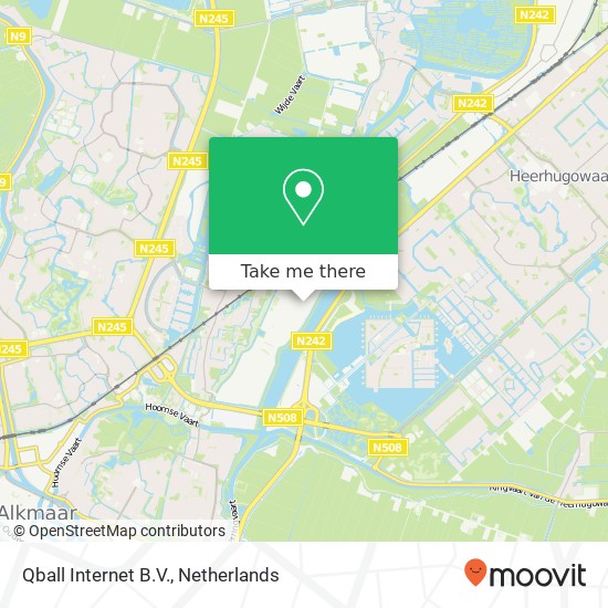 Qball Internet B.V. map