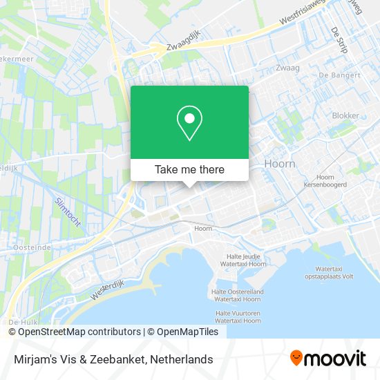 Mirjam's Vis & Zeebanket map