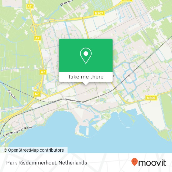 Park Risdammerhout map