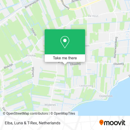 Elba, Luna & T-Rex map