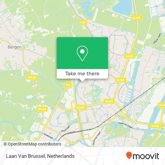 Laan Van Brussel map