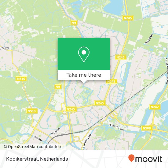 Kooikerstraat map