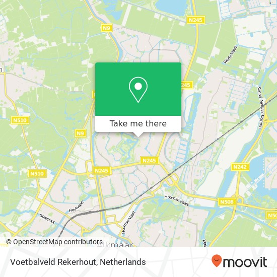 Voetbalveld Rekerhout map