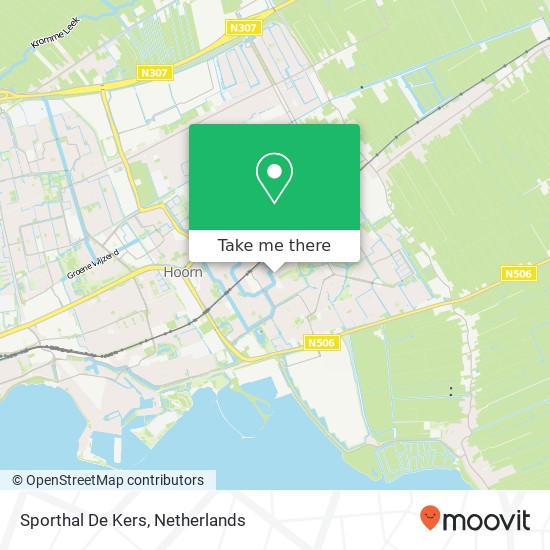 Sporthal De Kers map