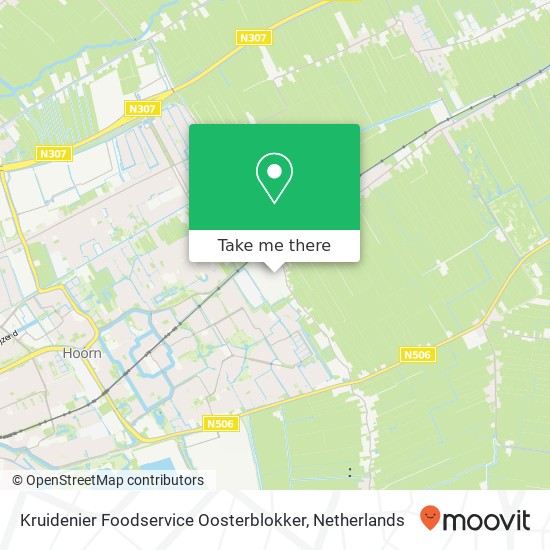 Kruidenier Foodservice Oosterblokker map