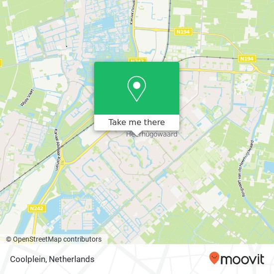 Coolplein map
