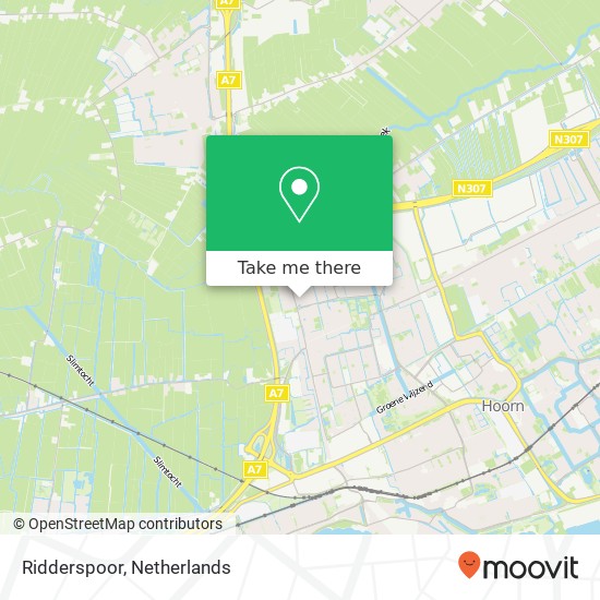 Ridderspoor map