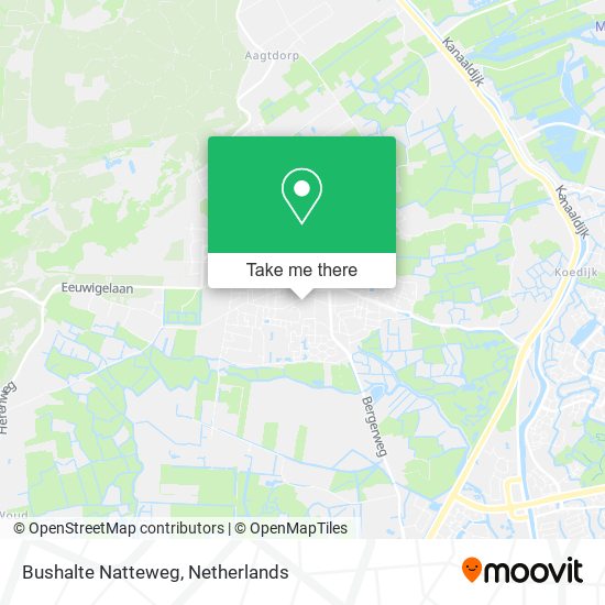 Bushalte Natteweg map