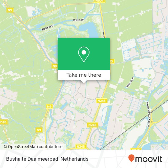 Bushalte Daalmeerpad Karte