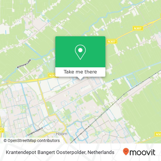 Krantendepot Bangert Oosterpolder map