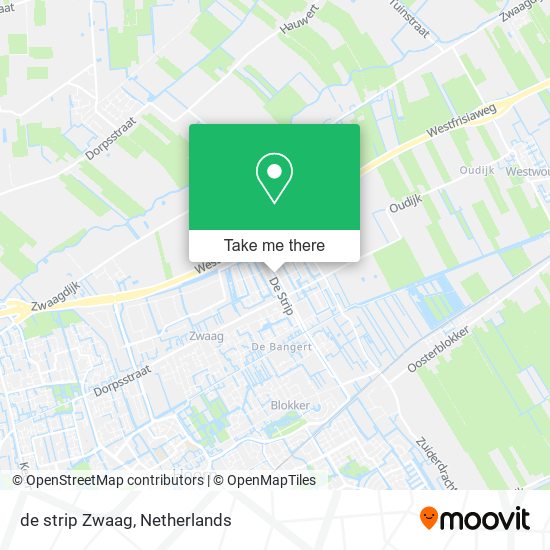 de strip Zwaag map